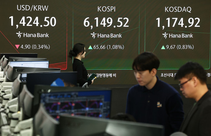 '육천피' 코스피, 엔비디아 호실적에 6190 터치… 삼성전자 '21만원' 기록