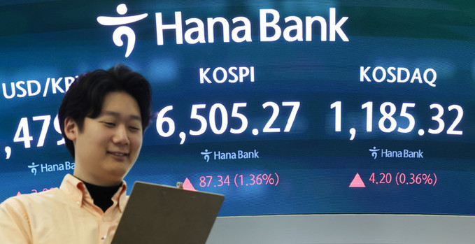 코스피, 사상 첫 6500선 돌파… 삼성전자 22만6500원 신고가