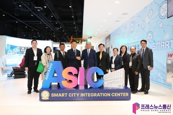 안양 스마트 도시 기술, 태국에 공유…나콘랏차시마 시장단 방문