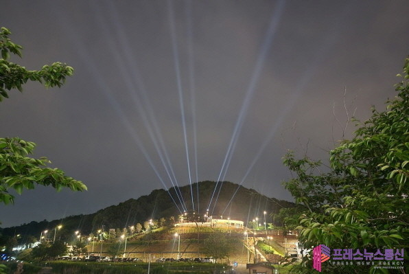 따오기문화공원, 빛으로 물든다…시흥시, 야간경관 조성 완료