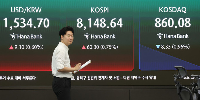 코스피, 장초반 8000선 회복… '삼성전자 성적표' 쏠린 눈