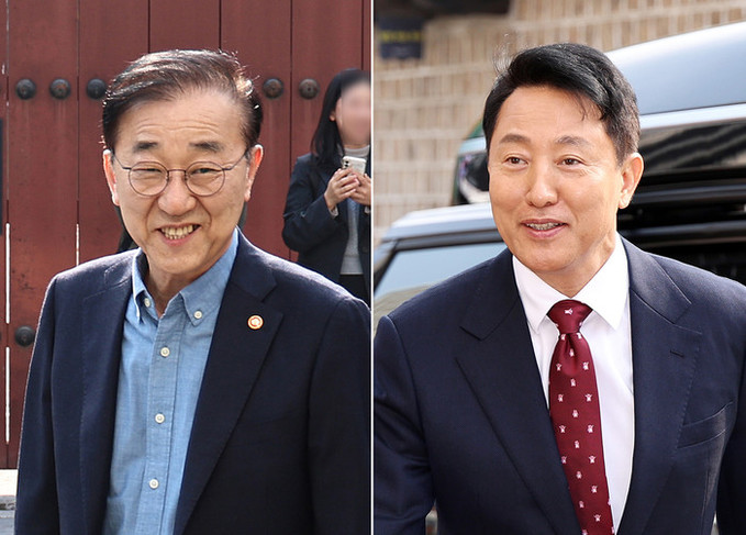 김윤덕·오세훈 한 달 만에 회동… 용산어린이공원 주택공급 담판