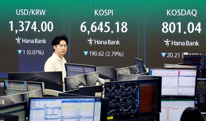 미국 증시 역풍에 코스피 6625 출발… 코스닥 800선 내줘