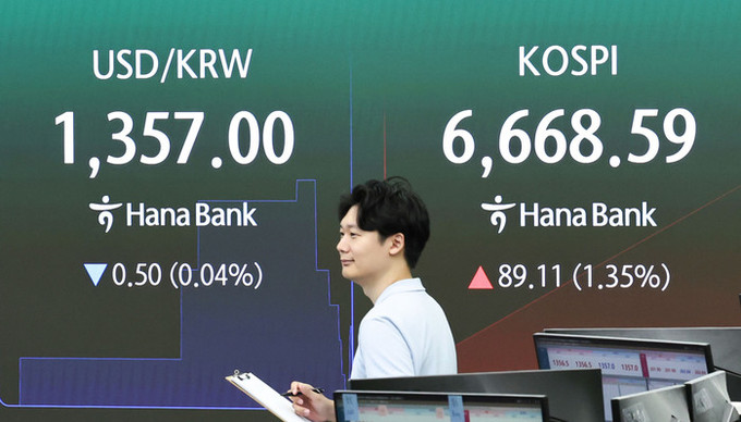 미 금리 동결 가능성에 코스피 상승… 삼전닉스 나란히 2% 강세