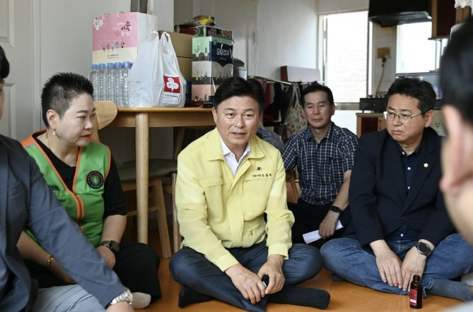 [기획]조용익 부천시장, 폭염경보 속...